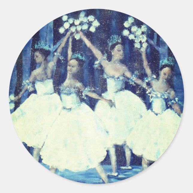Sticker Rond Ballet Nutcracker (Devant)