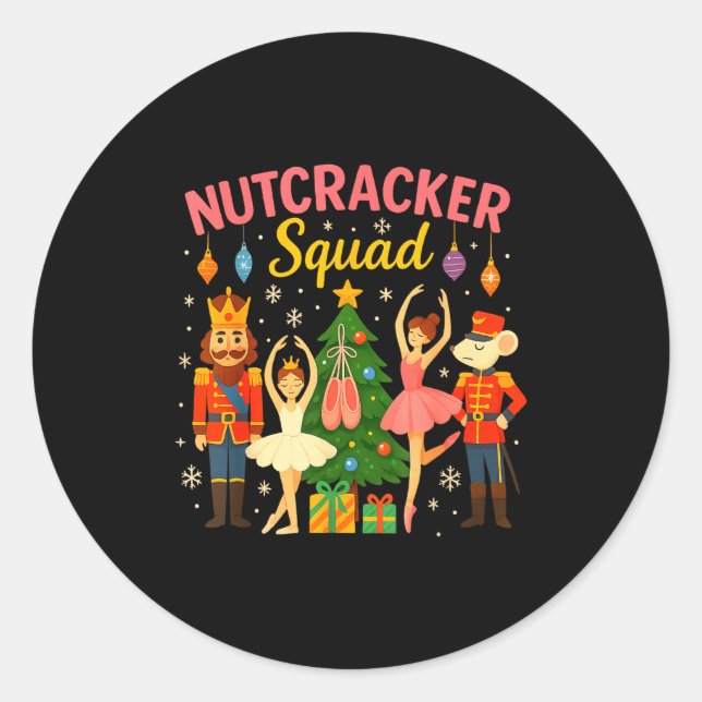 Sticker Rond Ballet Nutcracker Squad Christmas Costume For Kids (Devant)