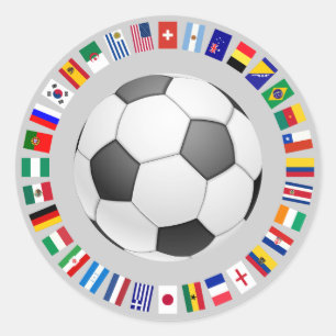STICKER ROND BALLON DE FOOT AMÉRICAIN