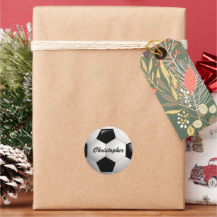 Sticker Rond Ballon de football personnalisable du football