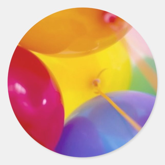 Sticker Rond ballons gonflables (Devant)