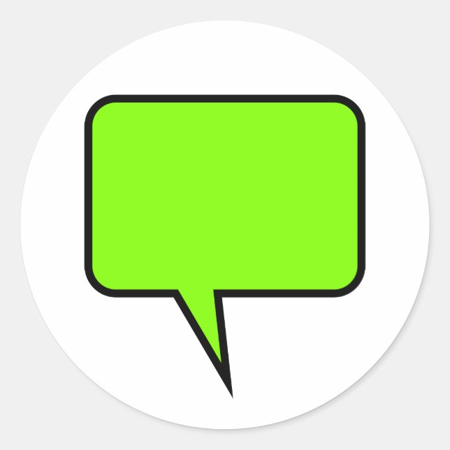 Sticker Rond Ballons Word (Devant)