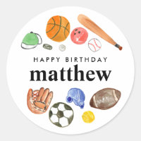 Bals de sport mignonette garçon Joyeux anniversair