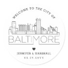 Baltimore Skyline | Accueil Mariage