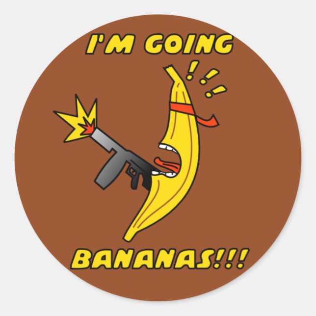 Sticker Rond bananes (Devant)