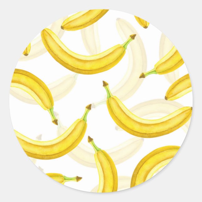 Sticker Rond Bananes (Devant)