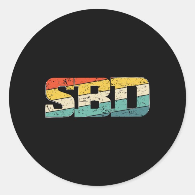 Sticker Rond Banc Sbd Squat Deadlift (Devant)