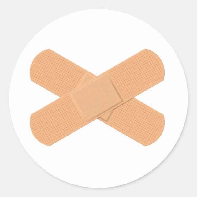 Sticker Rond Bandages (Devant)
