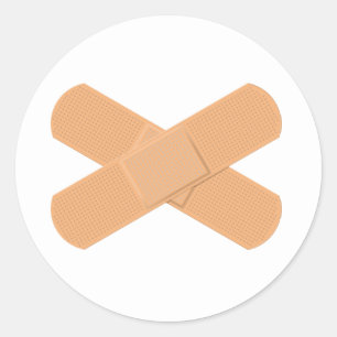 Sticker Rond Bandages