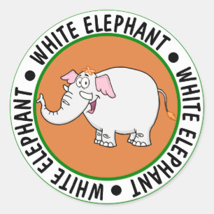 Sticker Rond Bande dessinée d'échange d'objet superflu