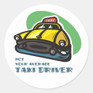 Sticker Rond Bande dessinée jaune de cabine : Non votre