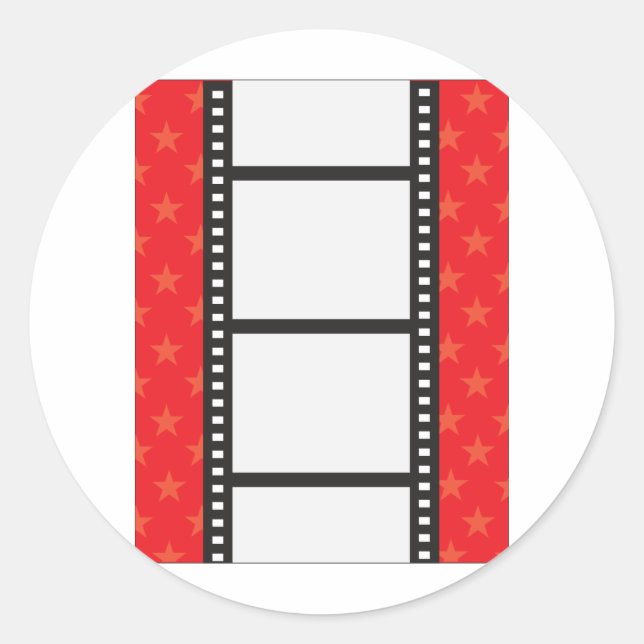 Sticker Rond Bande film (Devant)