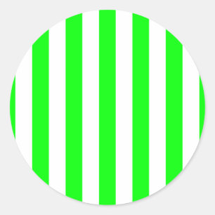 Sticker Rond Bandes larges de chaux