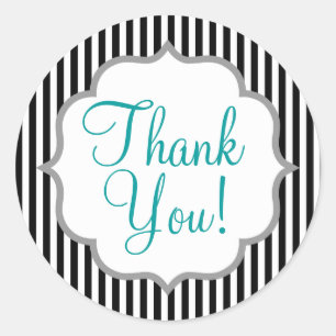 Sticker Rond Bandes noires et blanches ; triées