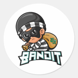 Sticker Rond Bandit