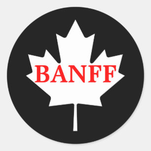 Sticker Rond Banff