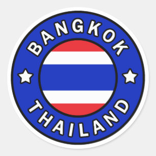 Sticker Rond Bangkok Thaïlande