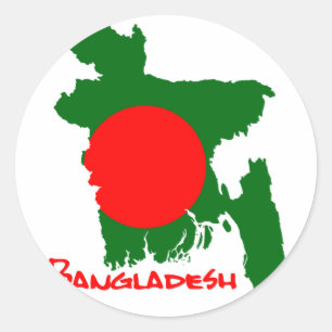 Sticker Rond Bangladesh