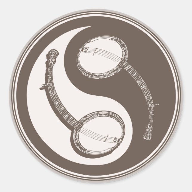 Sticker Rond Banjo Yang (Devant)