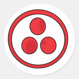 Sticker Rond Bannière de la paix