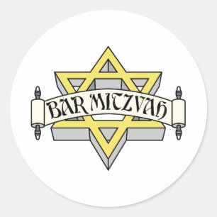 Sticker Rond Bar Mitzvah