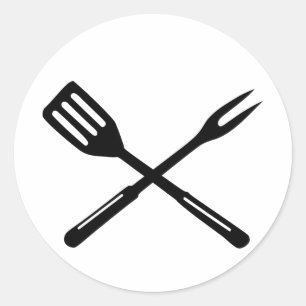 Sticker Rond Barbecue - Barbecue