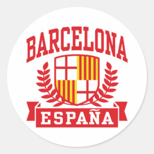 Sticker Rond Barcelone