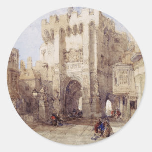 Sticker Rond Bargate Gatehouse à Southampton City