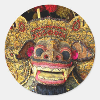 Sticker Rond Barong balinais 2