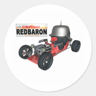 Sticker Rond BaronRouge
