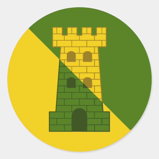 Sticker Rond Barony of Fettburg Populace Badge (Devant)