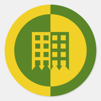 Sticker Rond Barony of Unser Hafen Populace Badge