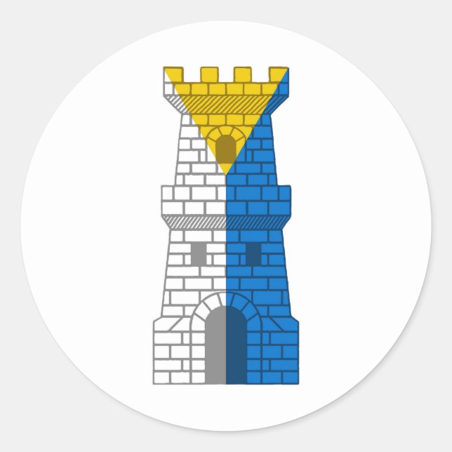 Sticker Rond Barony of Wastekeep Populace Badge (Devant)