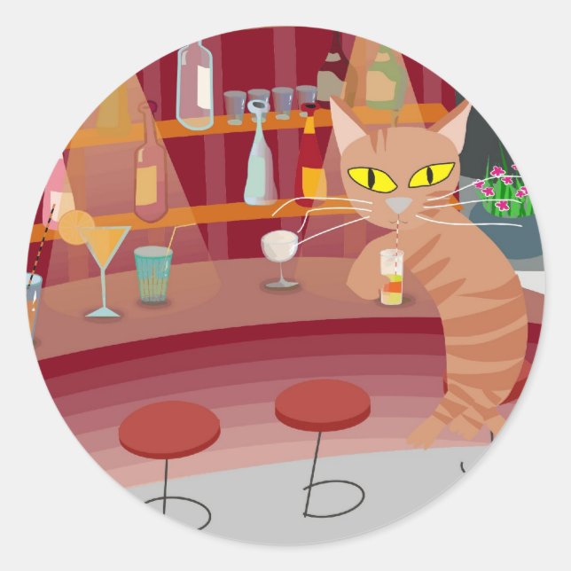 Sticker Rond Barre (Devant)