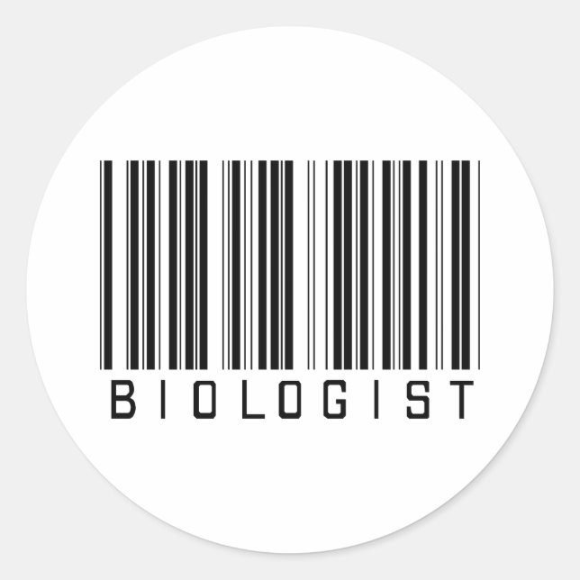 STICKER ROND BARRE BIOLOGISTE LUMIÈRE (Devant)