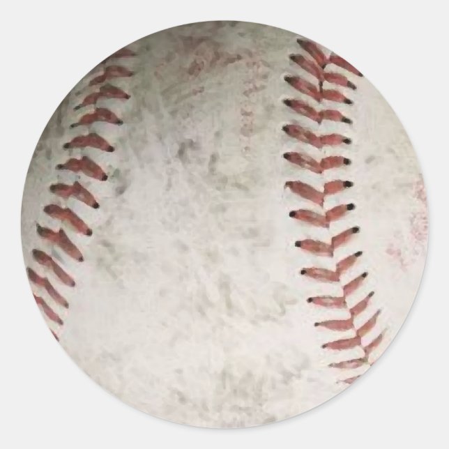 Sticker Rond Baseball (Devant)