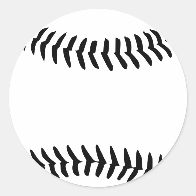 Sticker Rond Baseball (Devant)