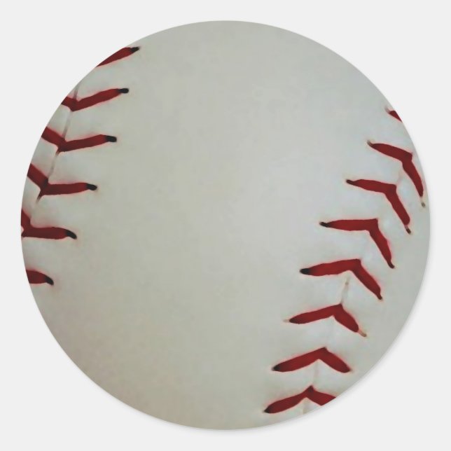 Sticker Rond Baseball (Devant)