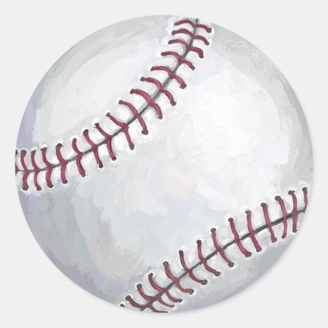 Sticker Rond Baseball (Devant)