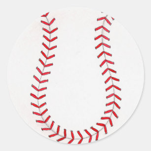 Sticker Rond Baseball