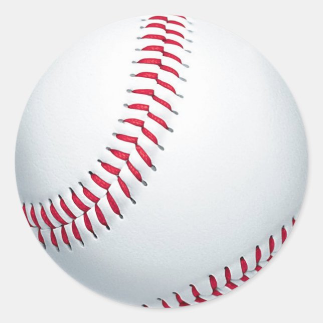 Sticker Rond Baseball (Devant)