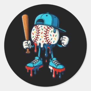 Sticker Rond Baseball Lifestyle 101 Vêtements Jeune Baseball Dr