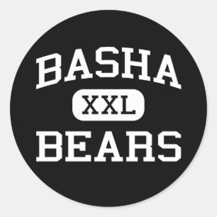 Sticker Rond Basha - Ours - Lycée - Chandler Arizona