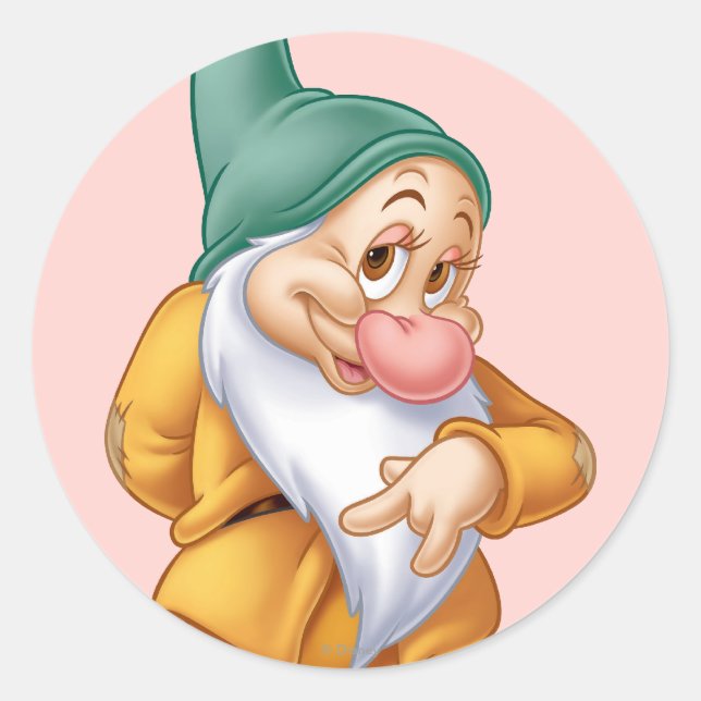 Sticker Rond Bashful 3 (Devant)