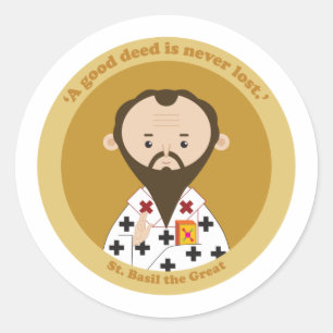 Sticker Rond Basil le Grand