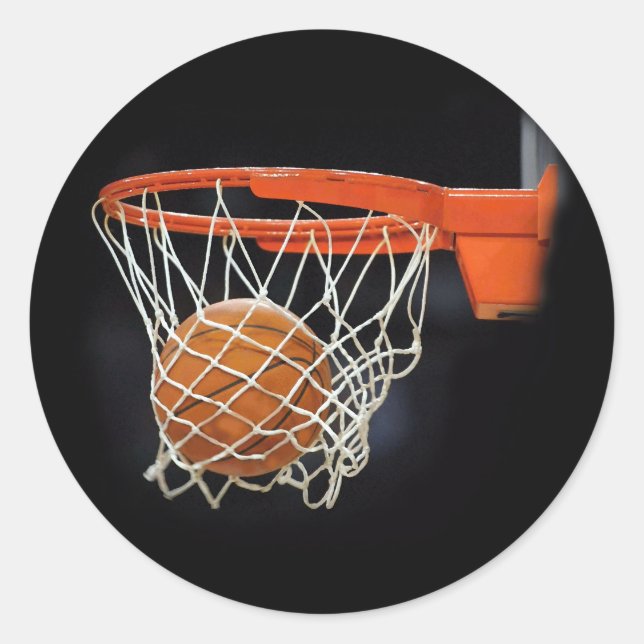 Sticker Rond Basket (Devant)