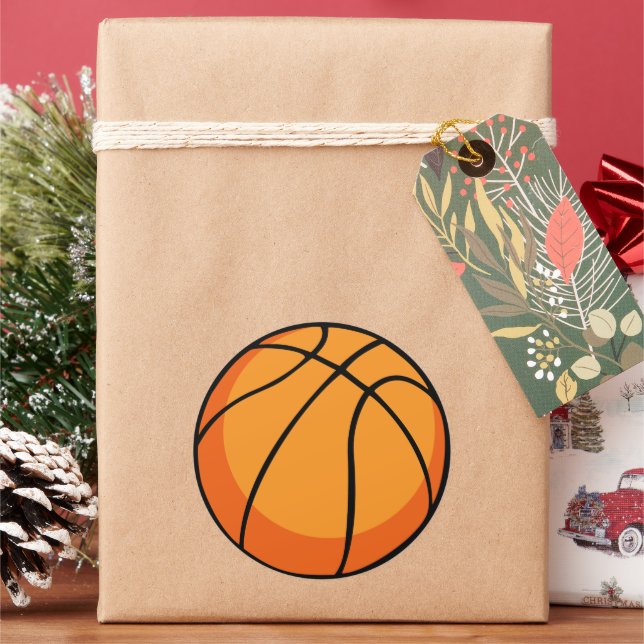 Sticker Rond Basket (vacances)
