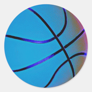 Sticker Rond Basket