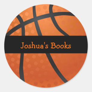 Sticker Rond Basket-ball
