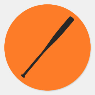 Sticker Rond Bat de baseball
